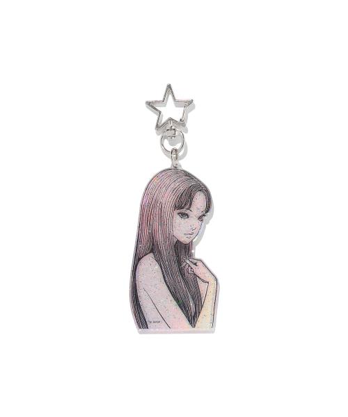 JUNJI ITO MANIAC TOMIE GLITTER ACRYLIC KEYCHIAN_SILVER(NG2FSUAB68B)