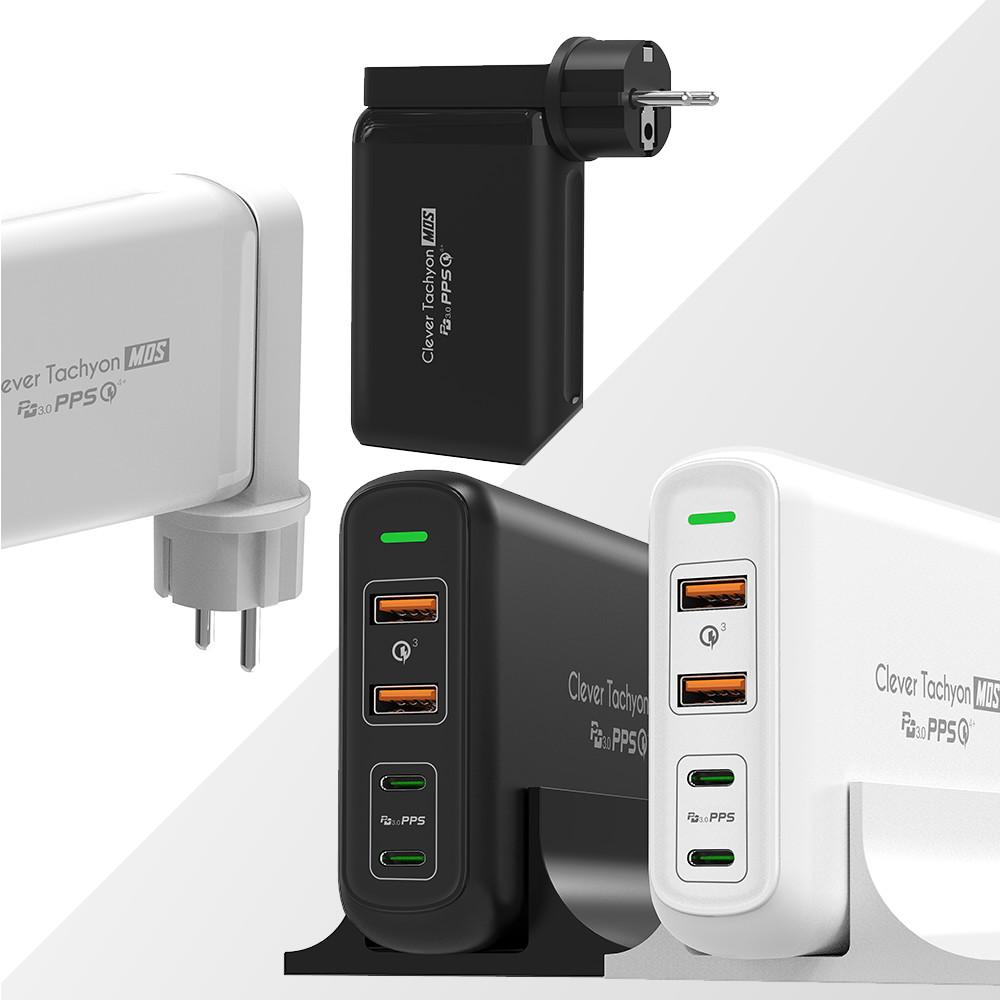 [리뷰이벤트] 클레버 타키온 USB PD PPS 퀵차지3.0 접지형 156W 고속멀티충전기 456PQ