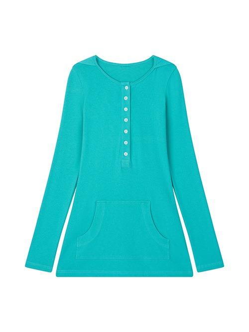 [pre-order] contour hoodie t, aqua