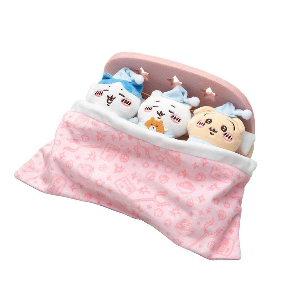 나가노 농담곰 치이카와 하치와레 잠옷 파자마 침대 소품 인형 키링 3종 세트