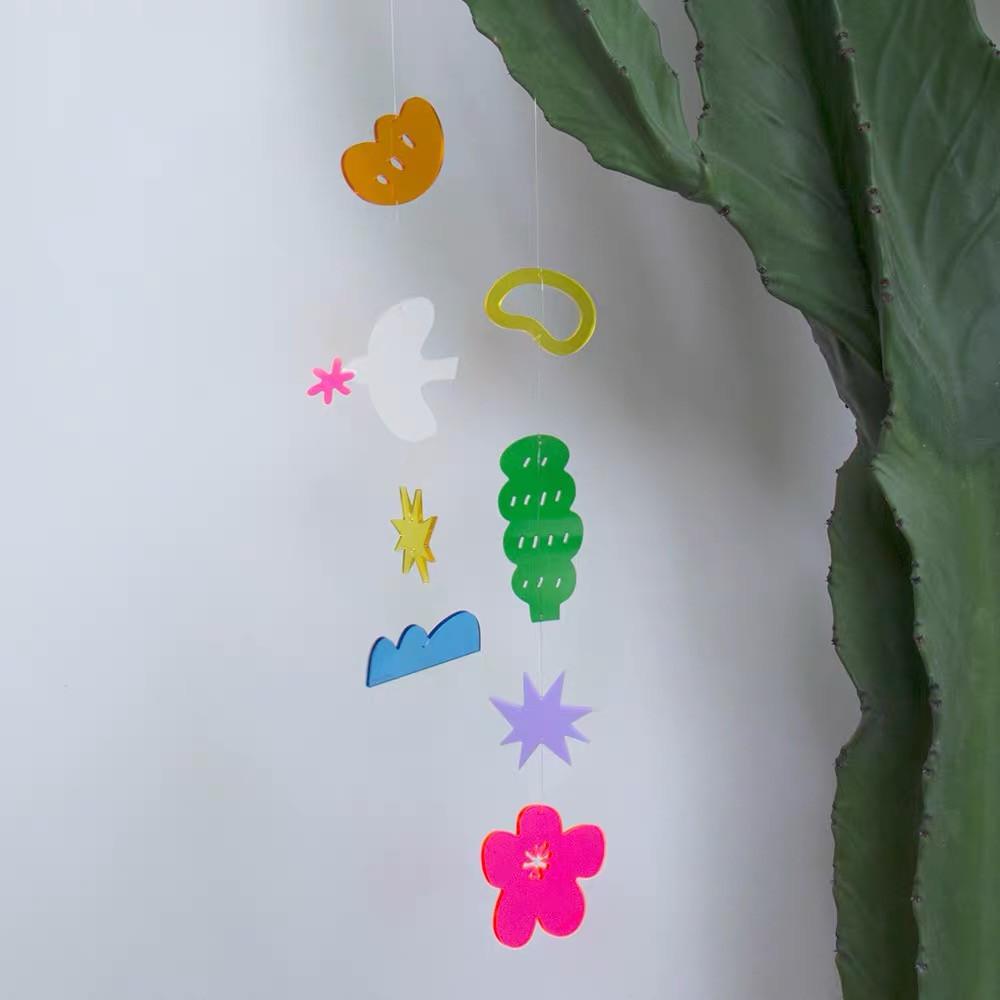 Diy 아크릴모빌 창문 천정 천장장식 선캐쳐 4종택1