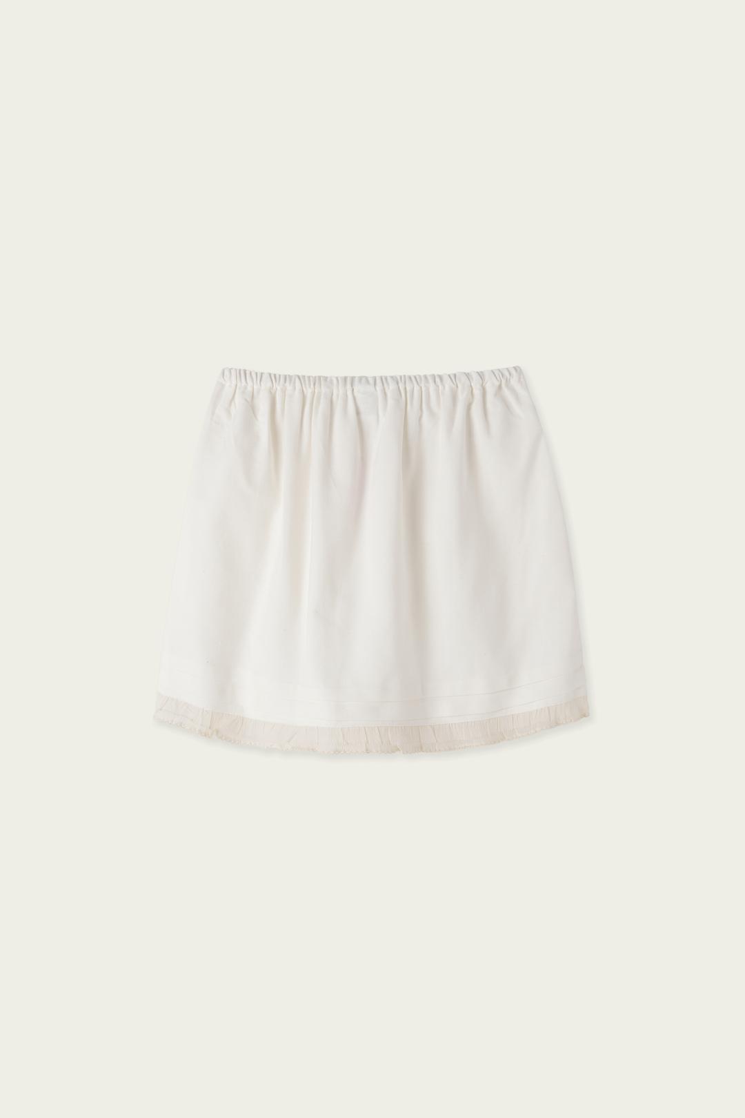 [AU LAIT MADE] CAROL SKIRT (WHITE)