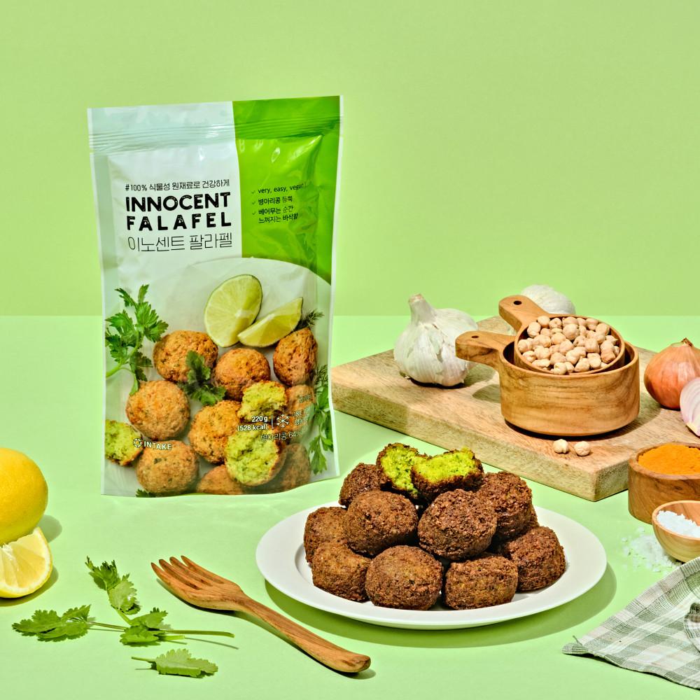 팔라펠 비건고기 후무스 타히니소스 이노센트 220g (1봉)