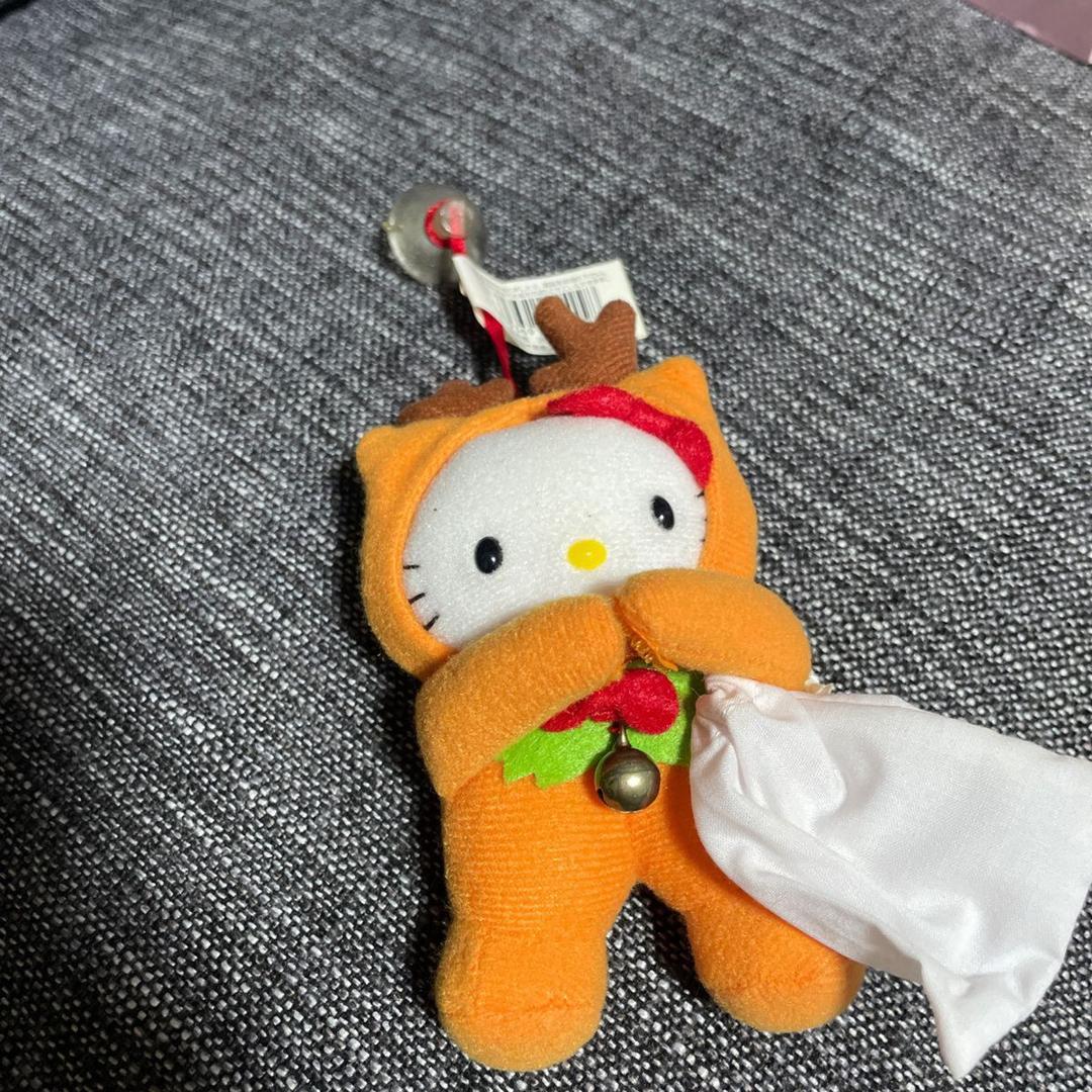 ハローキティ  ぬいぐるみ マスコット トナカイ