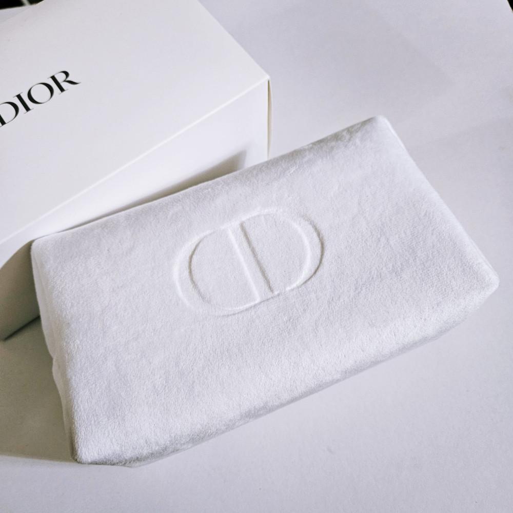 디올 뷰티 벨벳 사각 화장품 파우치