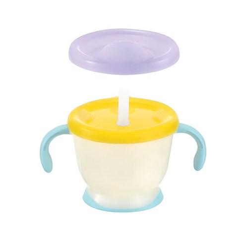 릿첼 AQ 첫걸음 머그 스텝업 세트 빨대컵, 150ml, 옐로우, 1세트 - 빨대컵 | 쿠팡