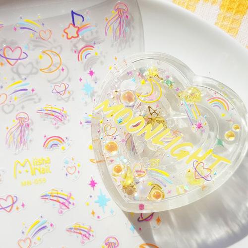 5D 컬러팝 해파리 스티커