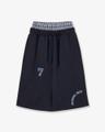 TRUNK LAYERED SWEATSHORTS [NAVY]