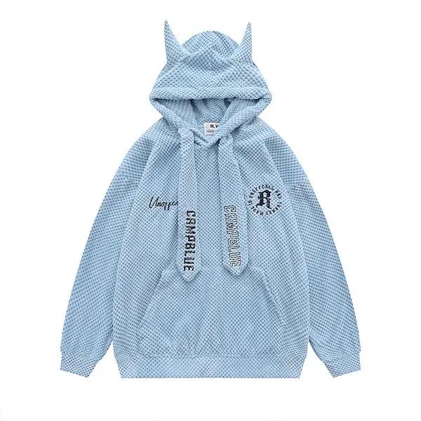 [🚀당일발송/주문폭주🤩] 가바바 남녀공용 유니크한 모자포인트의 MD픽 오버핏 후드티 G77545 (빅사이즈 S~XL) (봄/봄옷 새학기 특가할인)