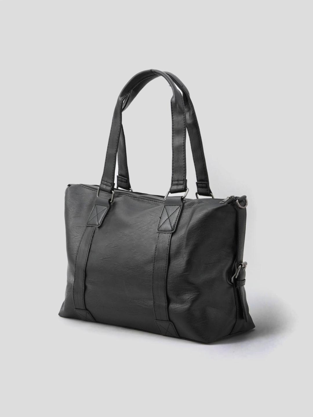 보스턴 레더 숄더 백