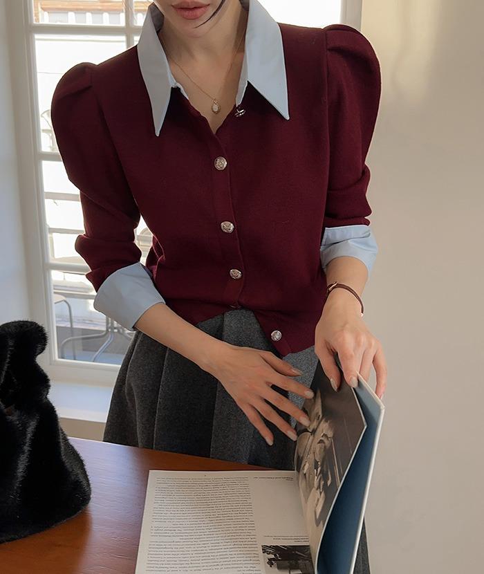 콤비언셔츠가디건