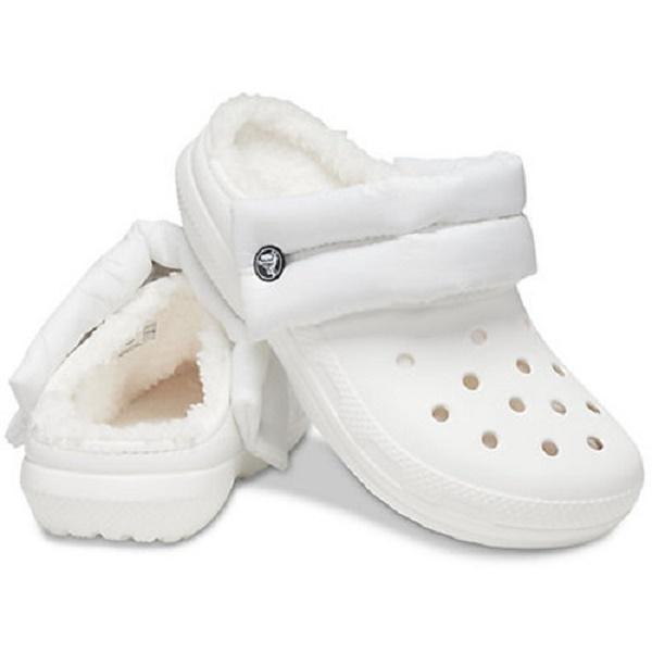 CROCS 겨울 털 크록스 키높이 하이커클로그 슬리퍼 미끄럼방지 여자 발편한슬리퍼206589