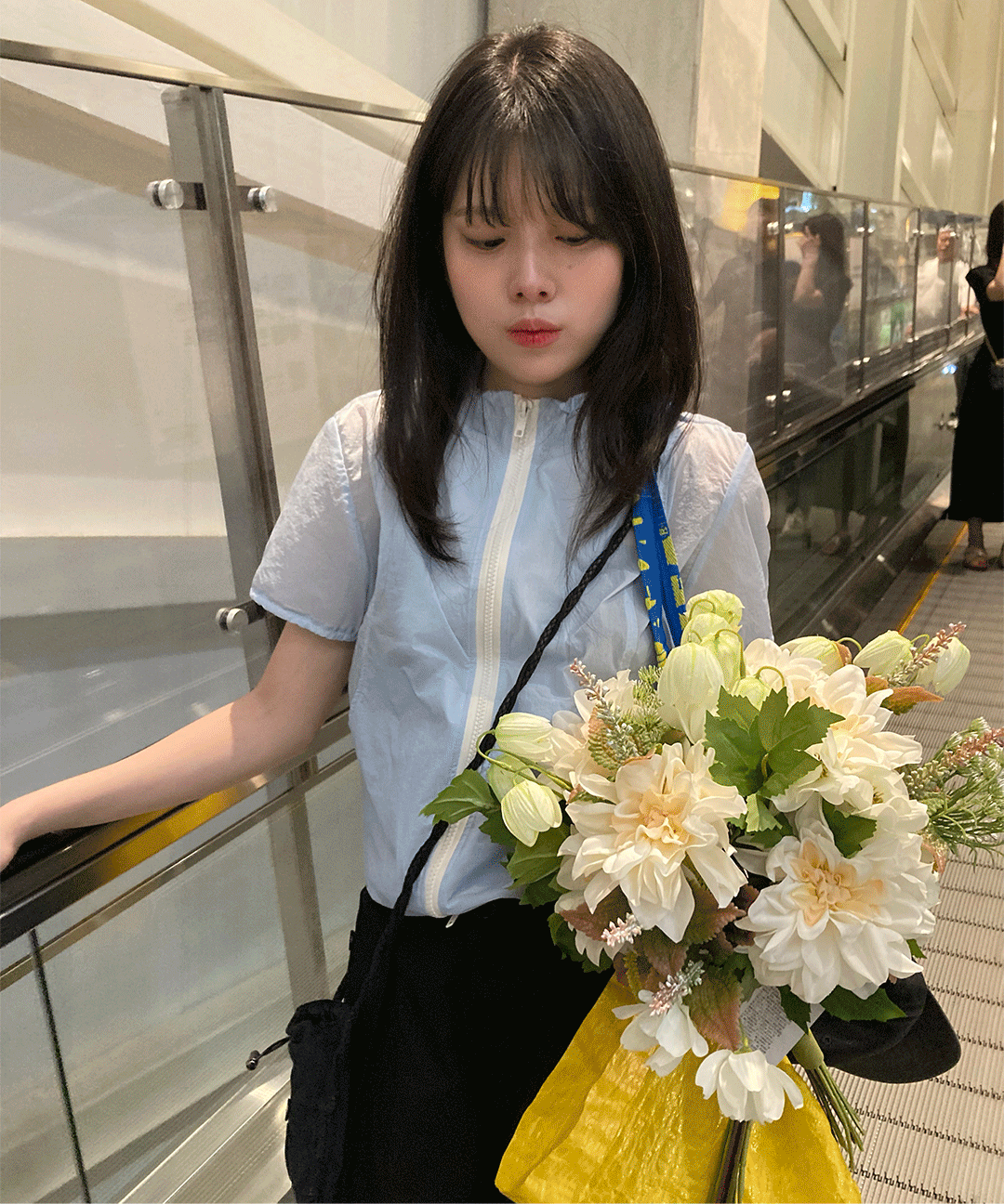 벨 퍼프 하프 윈드브레이커 (3color)