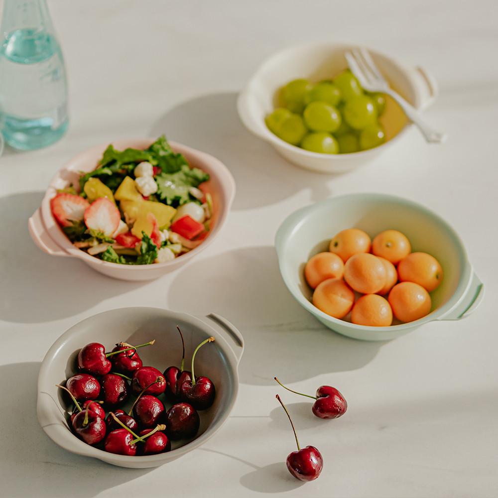 마이템 도노 버디웨어 떡볶이 그릇 캠핑 식기 분식 앞접시 파스타볼 사각볼 시리얼볼 4P