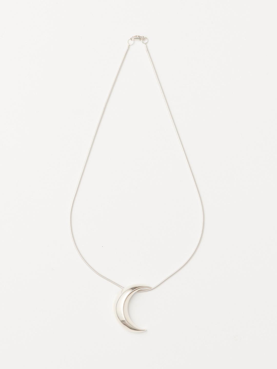 Moon Necklace - Silver