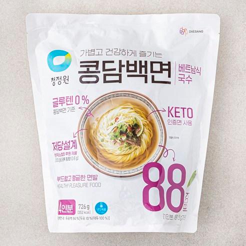 청정원 콩담백면 베트남식 국수 4인분, 726g, 1개 - 기타냉장/냉동면 | 쿠팡