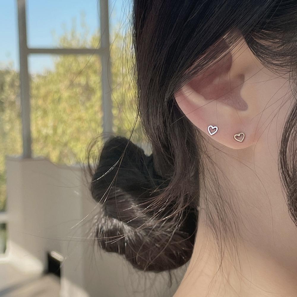 ღ주문폭주ღ Hihi 써지컬스틸 하트귀걸이ღ