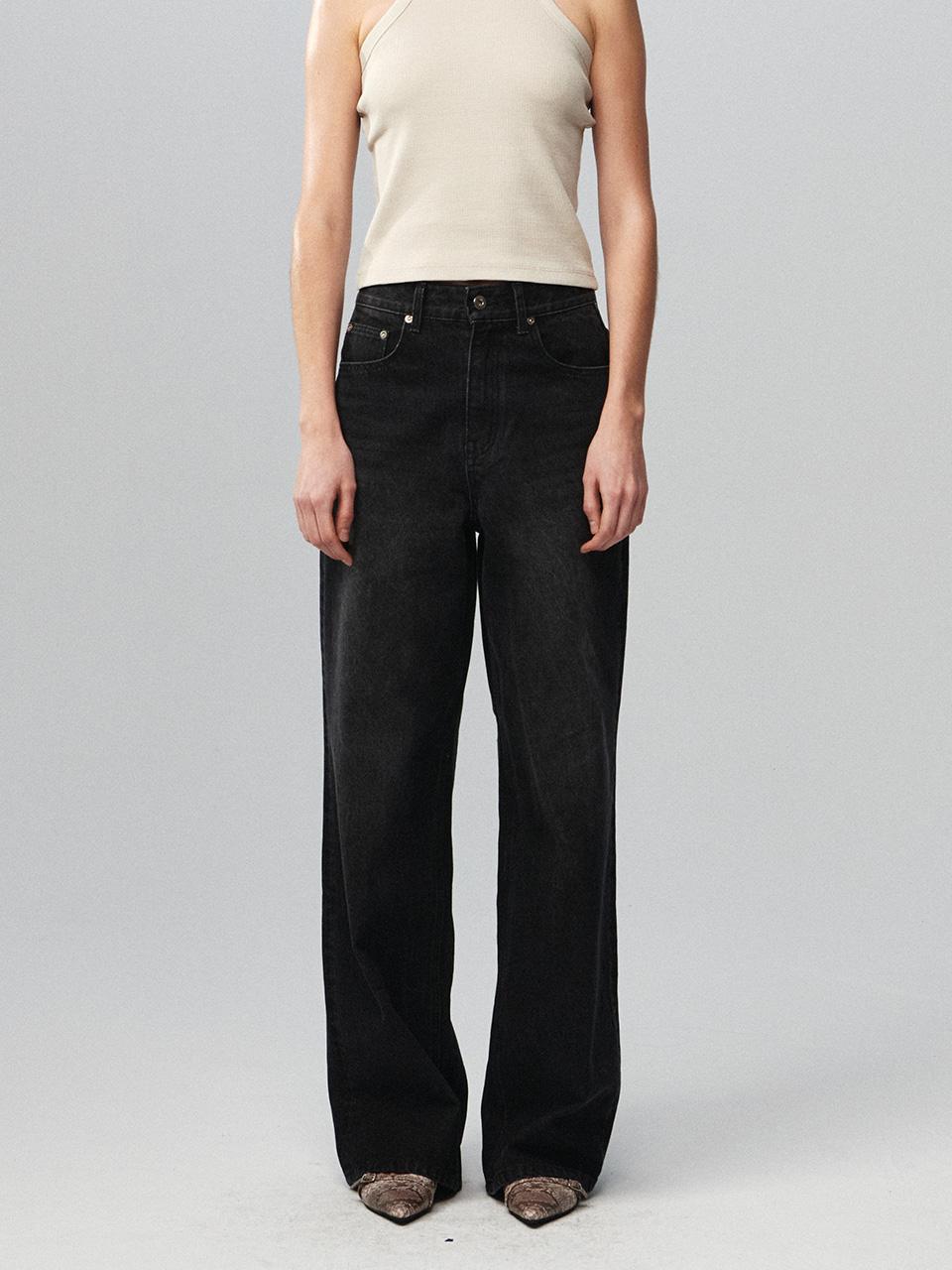 Wide Jeans Black