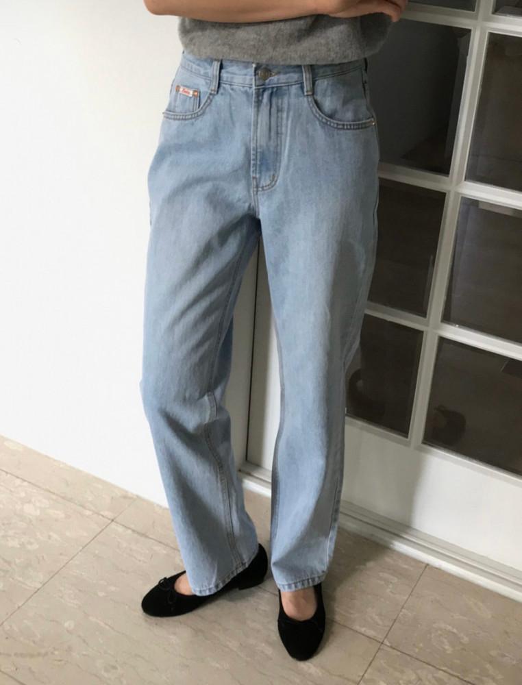 (s당일) founders 파운더스 빈티지 데님 여성 가을 일자 연청 데님 팬츠