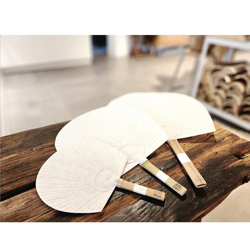 남원 최수봉 백선 대나무 한지 부채 선물용 여름 국산