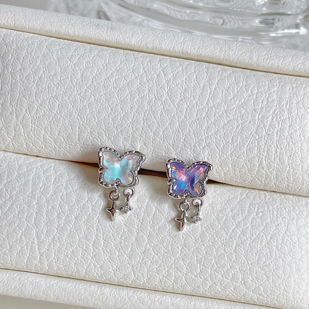 써지컬 나비 오팔 드롭 피어싱