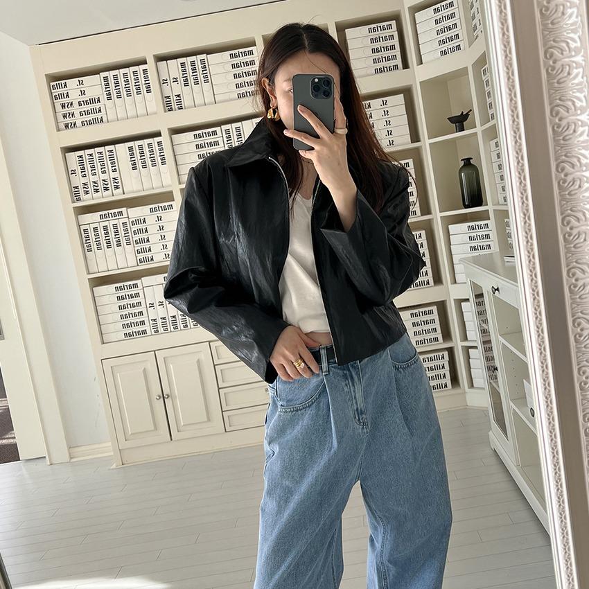 Creak Leather Blouson