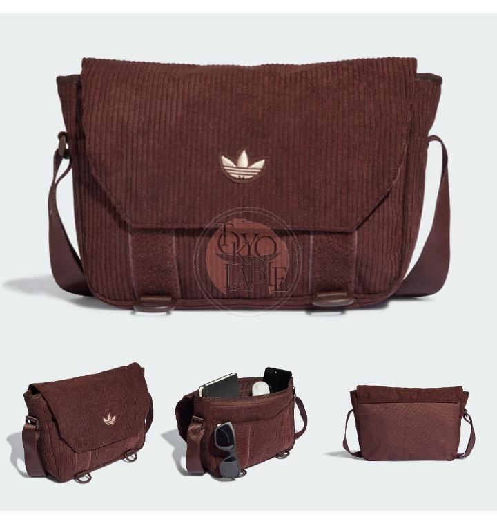 [티몬] 아디다스 넥스트 코듀로이 메신저백 크로스백 바디백 미니 가방 쉐도우 브라운 IQ3519