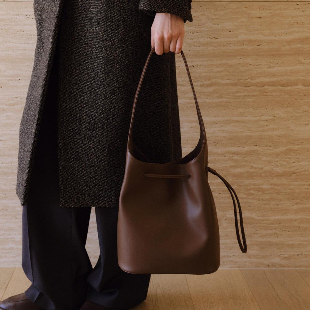 Large Merlin hobo bag Brandy brown