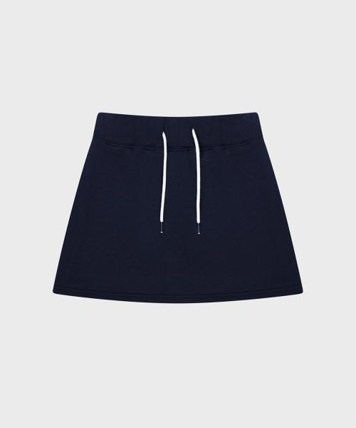 ESSENTIAL SWEAT PANTS SKIRT-NAVY