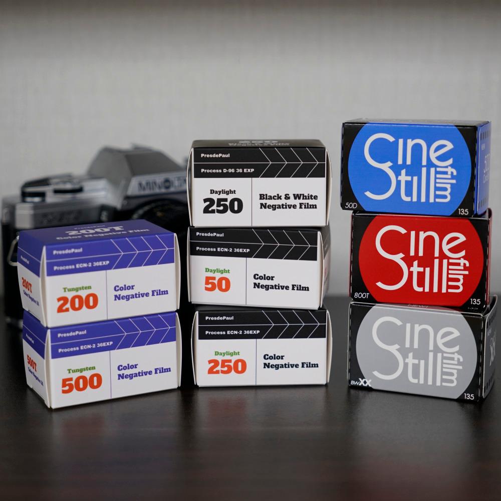 씨네스틸 프레드폴 영화용필름 모음 컬러필름 흑백필름 Cinestill PresdePaul