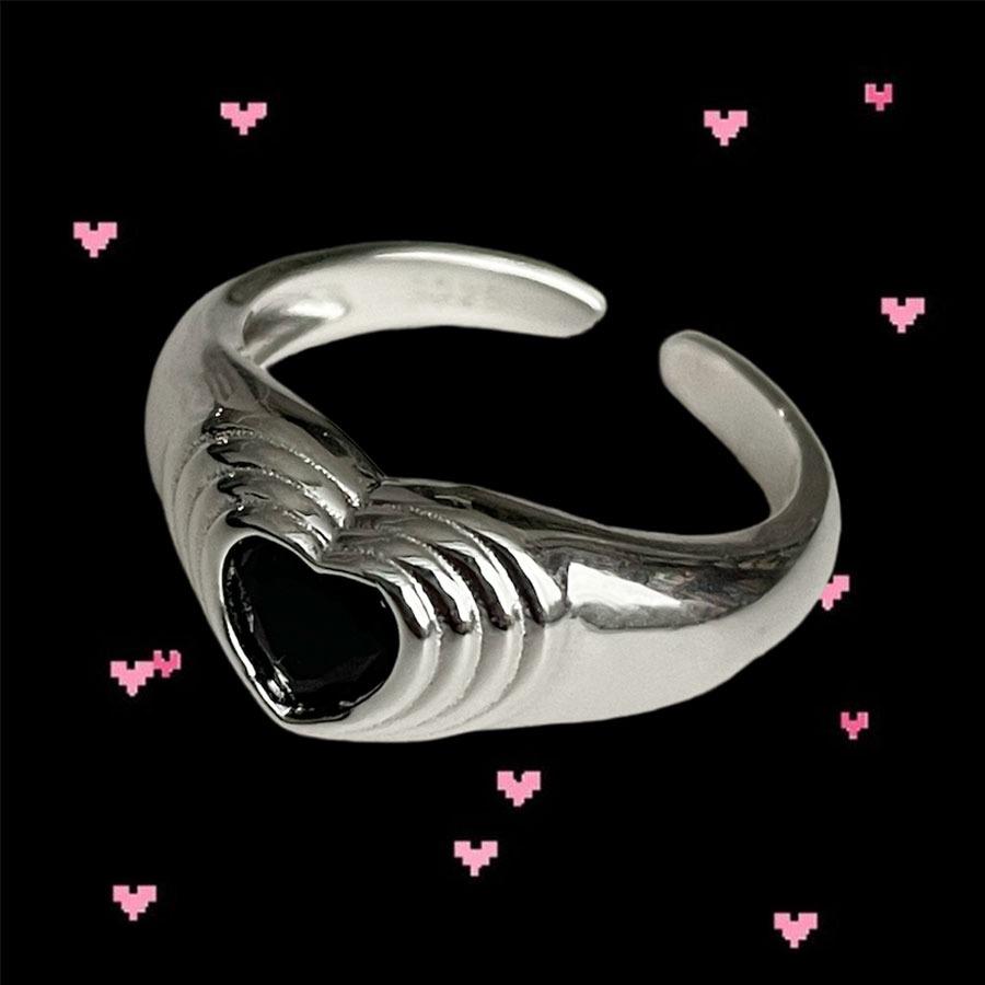 LoVe ring (silver925)