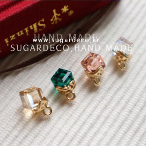 오로라 수정 팬던트