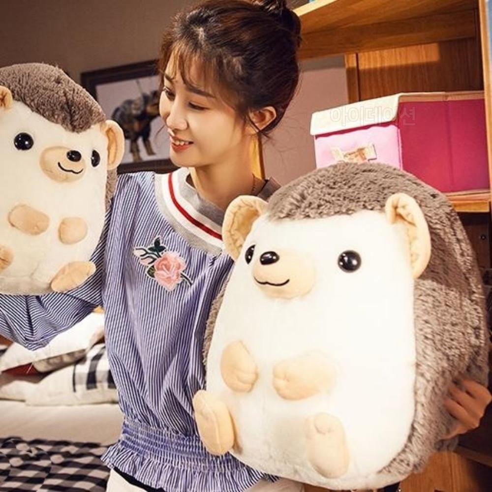 통통한 아기 고슴도치 인형 35~45cm 책상 쿠션