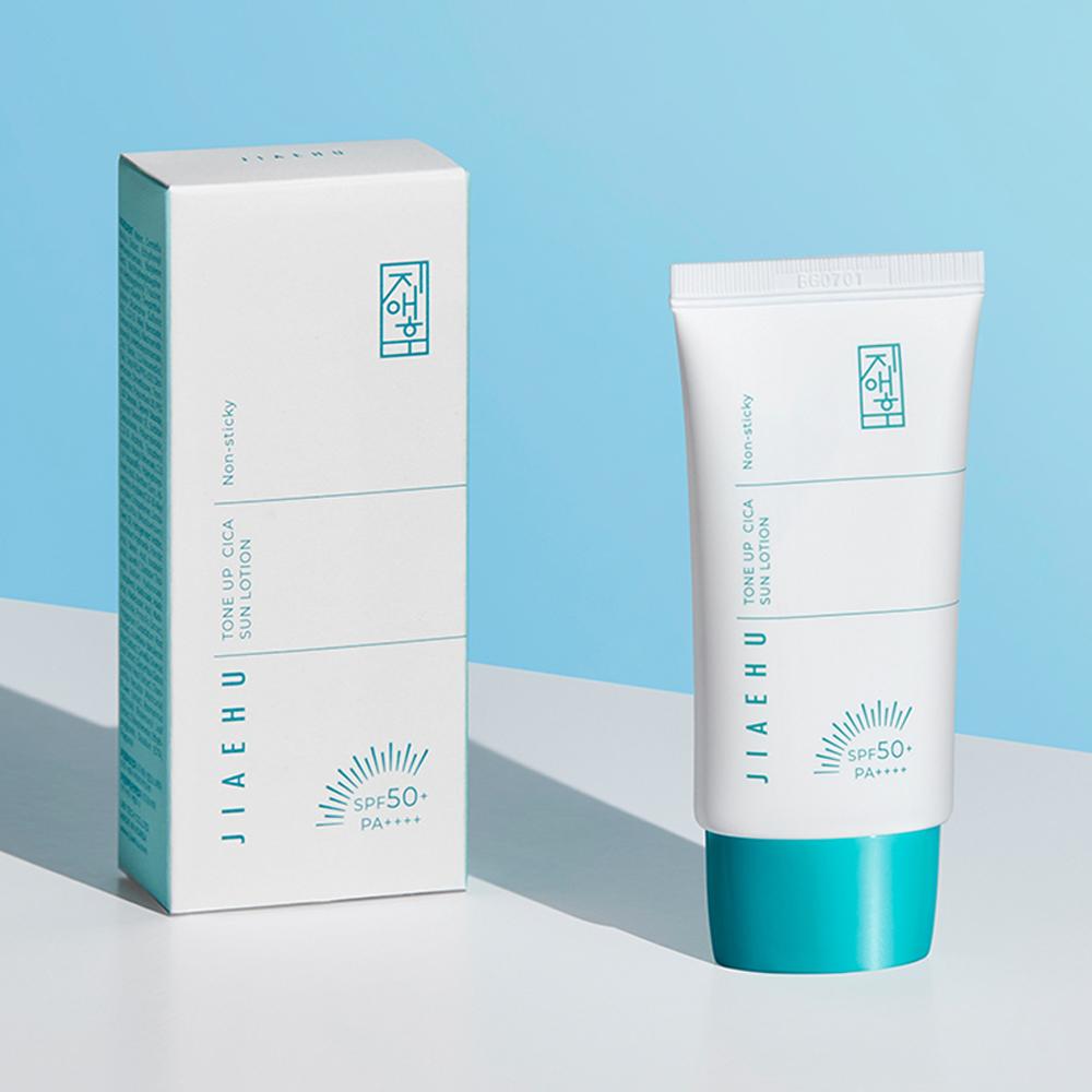 지애후 [미백.주름개선] 1+1 톤업 시카 매트 선로션 50ml/저자극선크림/진정.보습/노세범