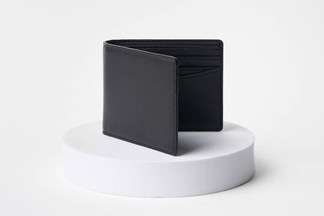 Simple Half Wallet - Cactus Black