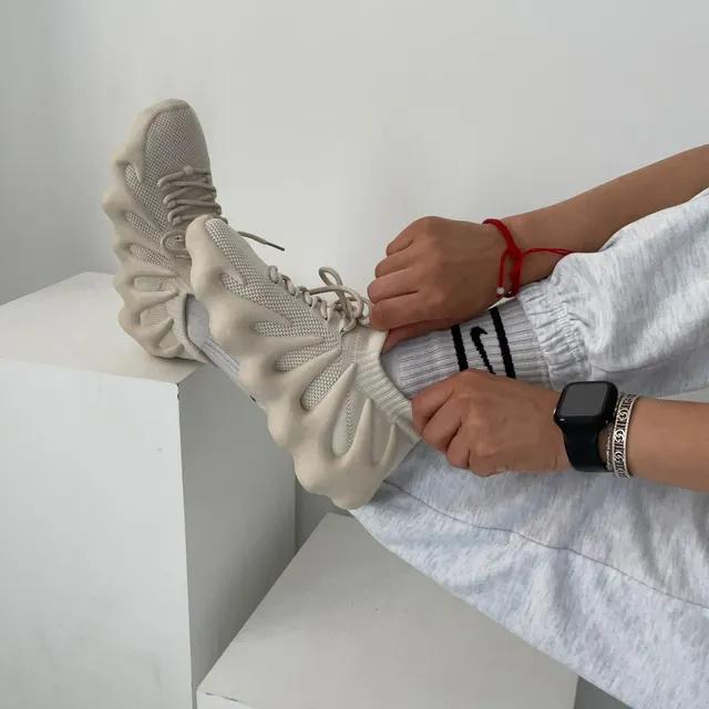 (*컬러추가) 진짜편함 엄지척b 쿠셔닝 충격흡수 니트 스니커즈 운동화 어글리슈즈 단화