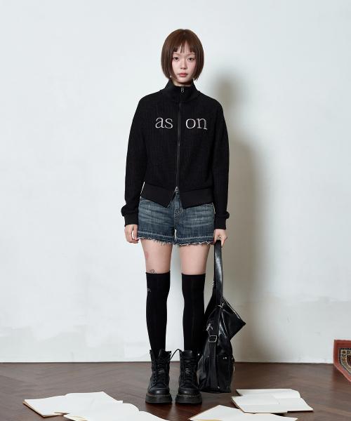 FOLD DENIM SHORT PANTS