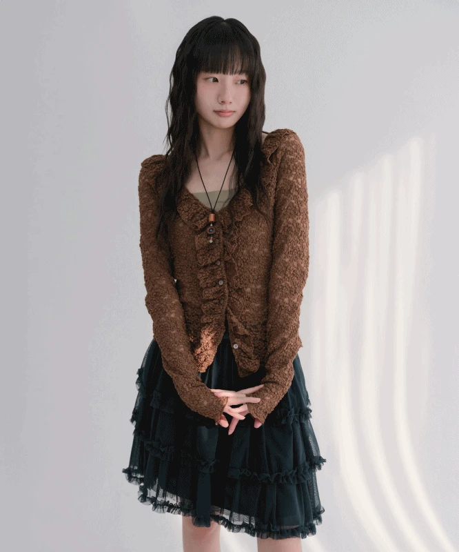 엔티크 레이스 프릴 cd 2color