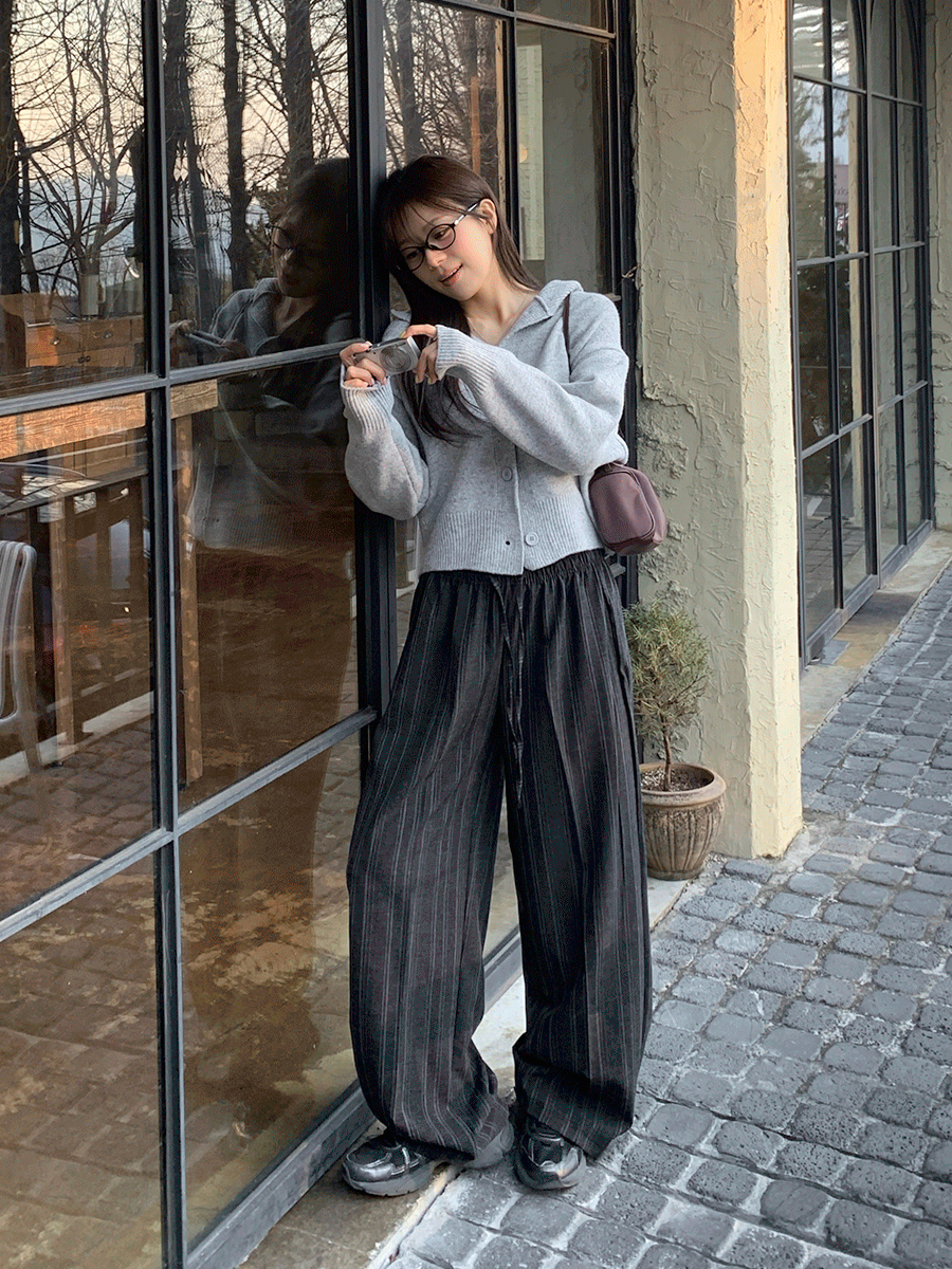 [밴딩o, MD PICK!♥] 쉐이드 스트라이프 팬츠