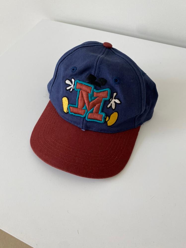 [중고] Mickey disney M logo cap 디즈니 미키 빈티지 캡 모자