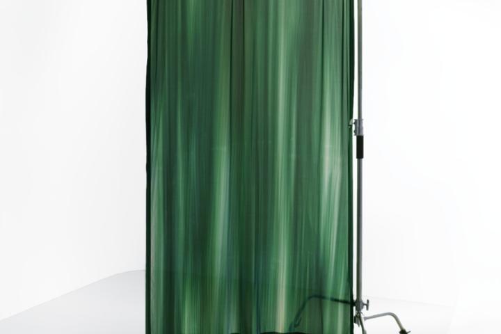 자체제작 패브릭 가리개 커튼/Wald Green 발트그린