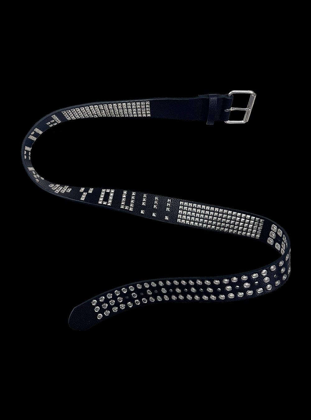 Studded Punk Leather Belt