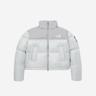 (W) The North Face White Label Novelty Nuptse Down Jacket Ice Gray