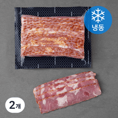 존쿡델리미트 담백한 베이컨 (냉동)  1kg, 2개