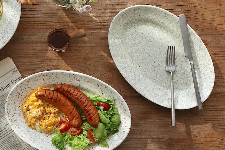 타블도트 슬로우(Slow) 카페 오발 플레이트 2color