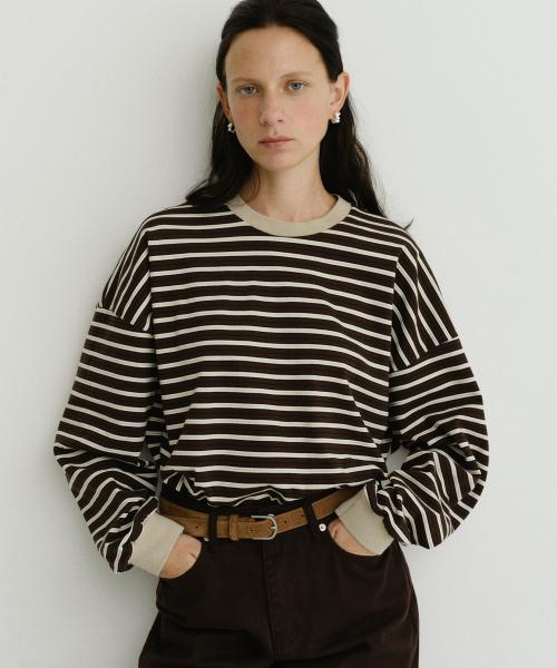 Stripe long sleeve t-shirt