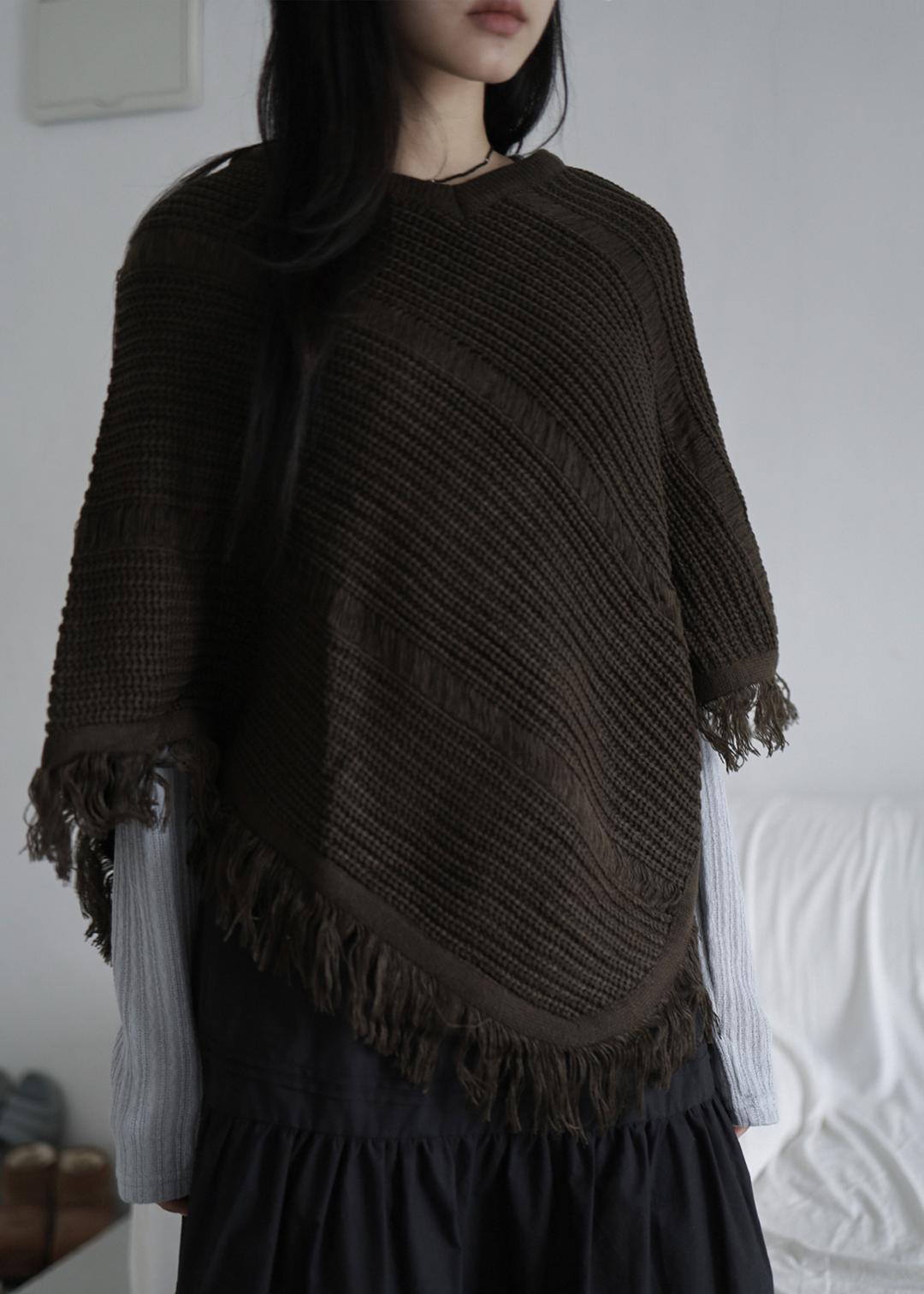 zaire tassel cape 2 color