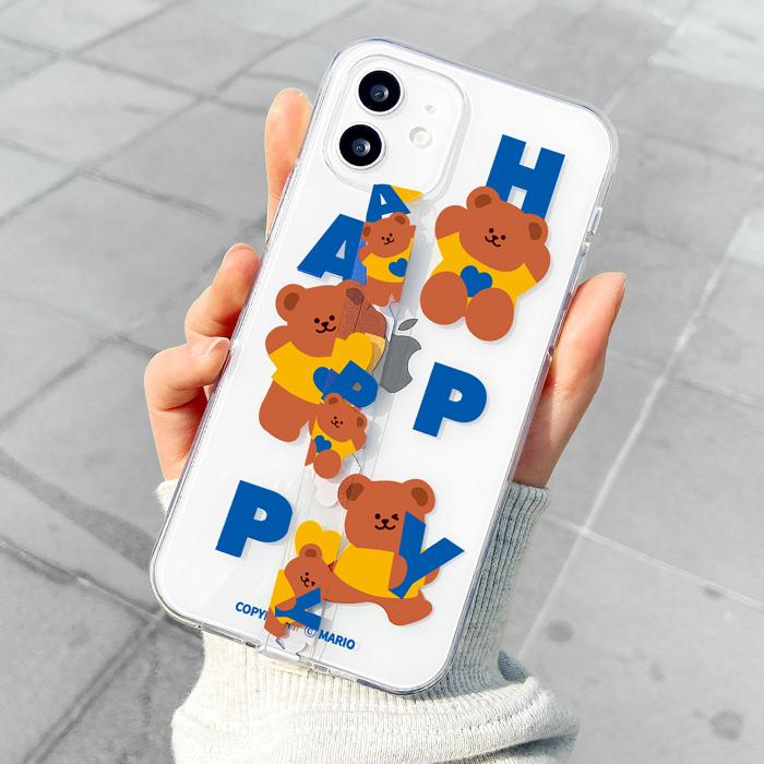 [젤리+투명스트랩]행복베어