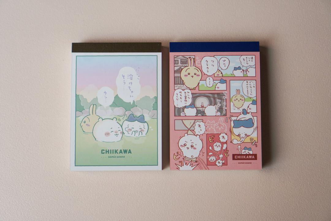 치이카와 미니 메모지 2종 - 메모장 메모 떡메모지 떡메 나가노 먼작귀