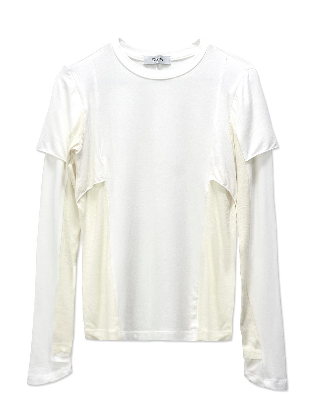 CORE:13 DOUBLE LAYERD LS T (WHITE)